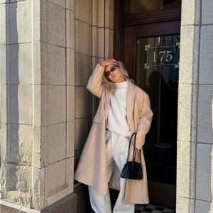Stylish Tan Overcoat